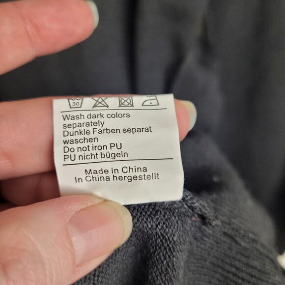 Grace Karin black sweater dress Size small ribbed knit high neck Quiet Luxury - Picture 8 of 10